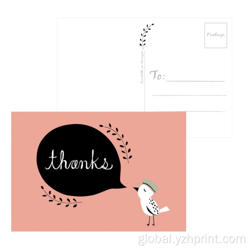 Personalized Greeting Cards Custom Thank You Postcard Cute Postcard Custom Manufactory